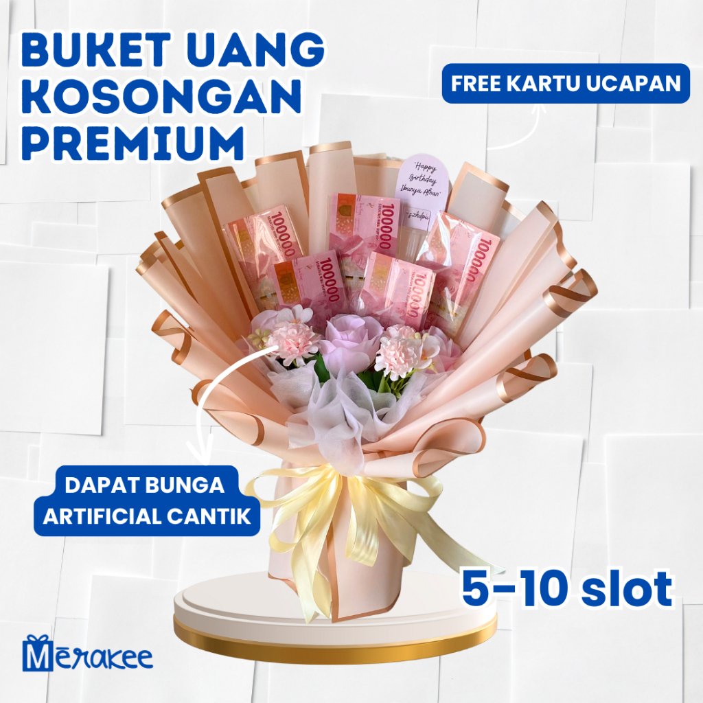 Buket Uang Kosongan 5-10 Slot Premium