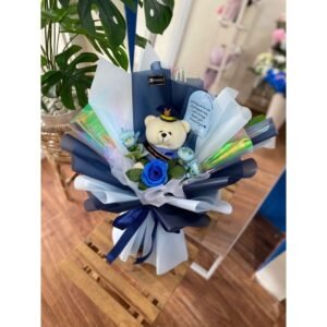Buket Boneka Profesi Polisi,TNI AD, AL, AU