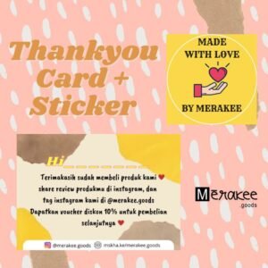 Thankyou Card Dan Stiker Online Shop Murah