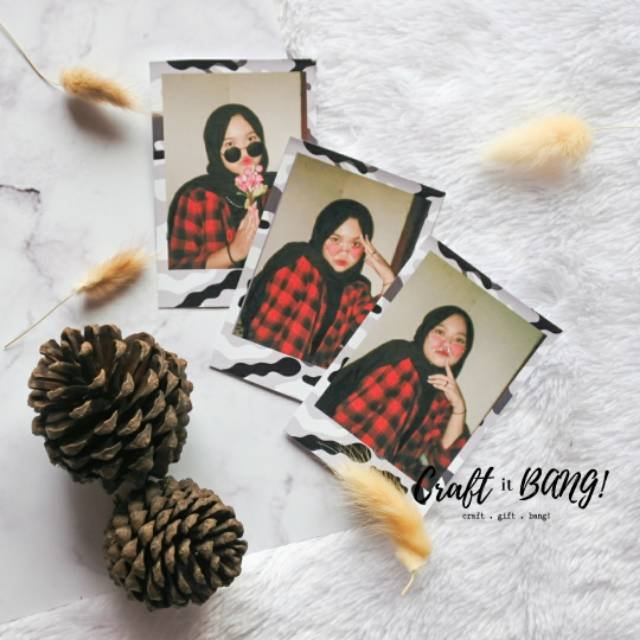 Print Cetak Polaroid Potrait 2R Anti Air Murah