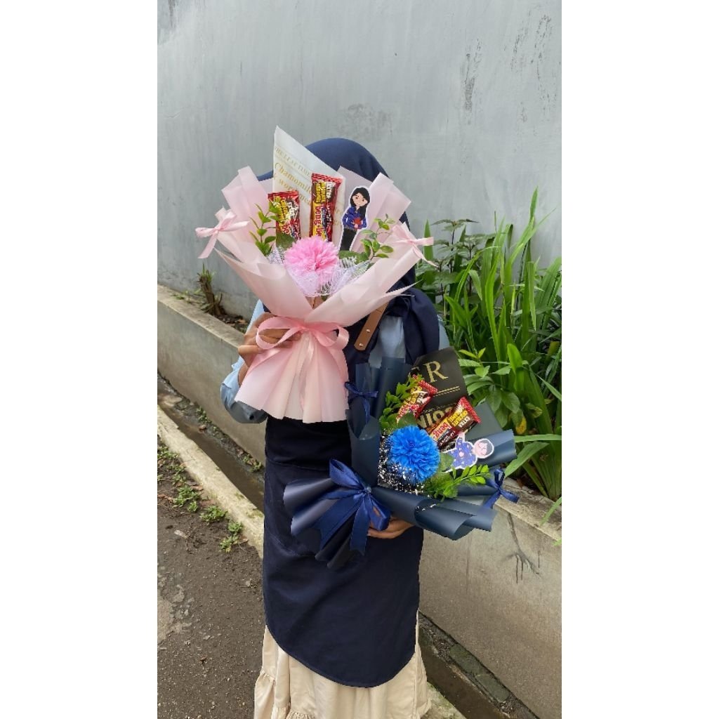 Buket Bunga Hadiah Hari Guru